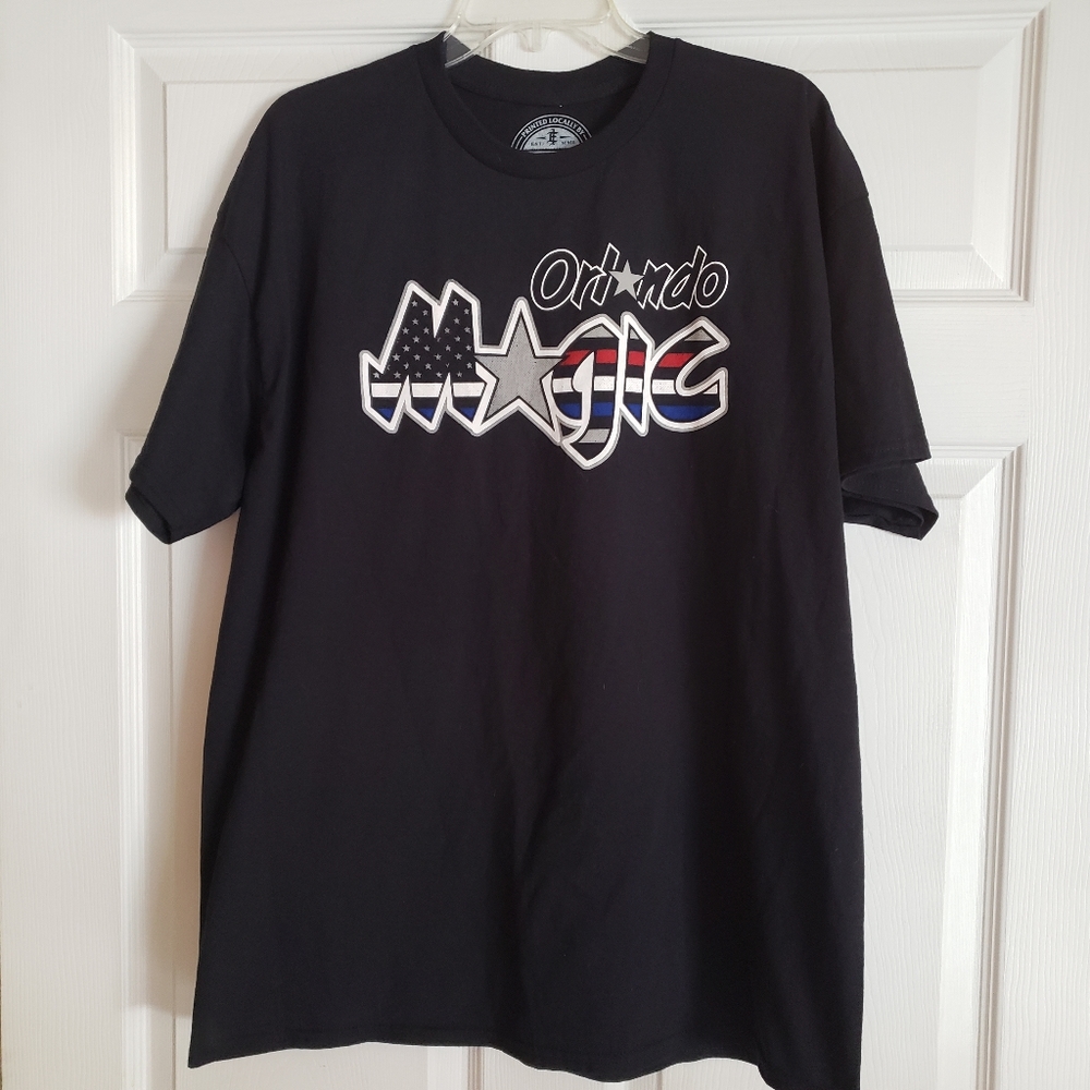 Orlando Magic Enemy Ink Men Black T-Shirt XL